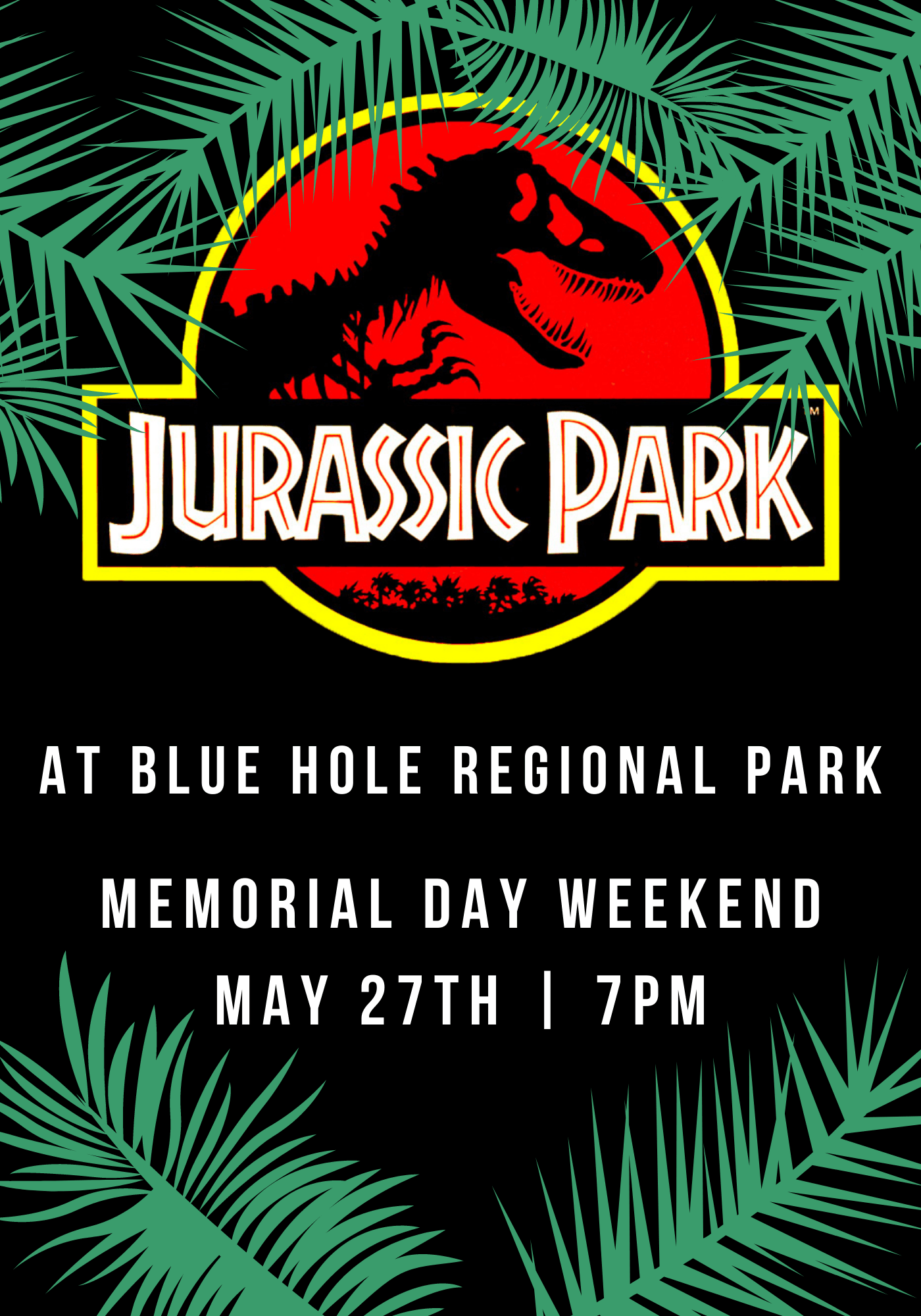 Flyer with dates for programs