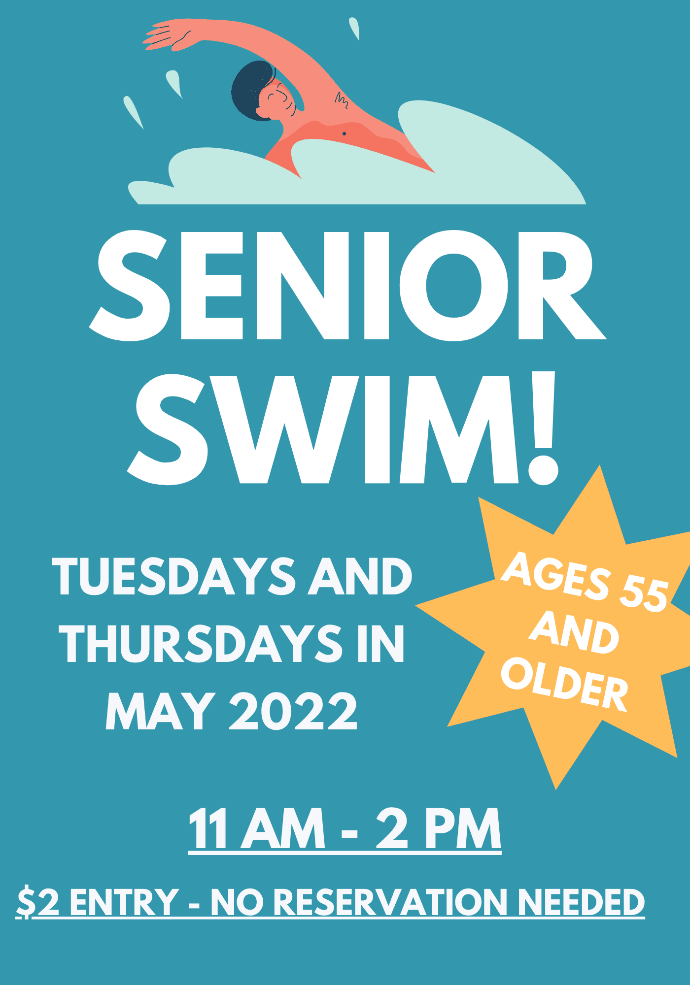 Senior Swim Flyer
